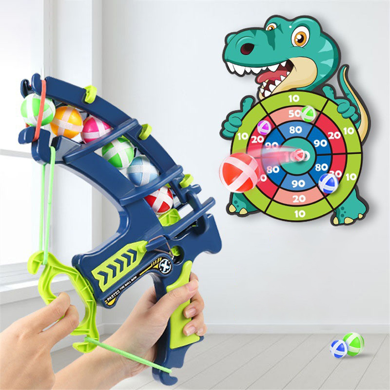 Outdoor Hunting Tools - モンテッソーリスロースポーツパチンコターゲット粘着ボールダーツボードバスケットボールボードゲーム教育子供の屋外ゲームおもちゃ