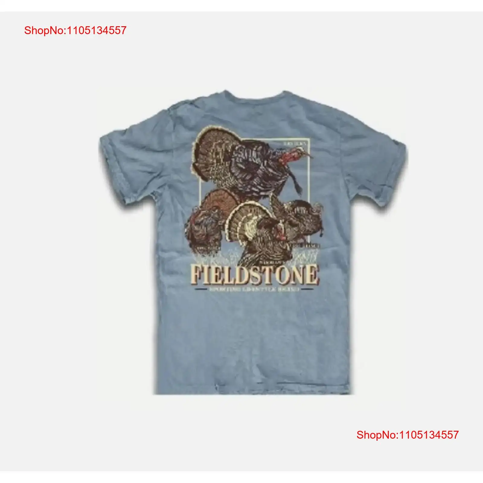 Wildman Hunting & Outdoor Linton'S Corner Silver Lakes - フィールドストーン ターキー ハンティング T シャツ グランド