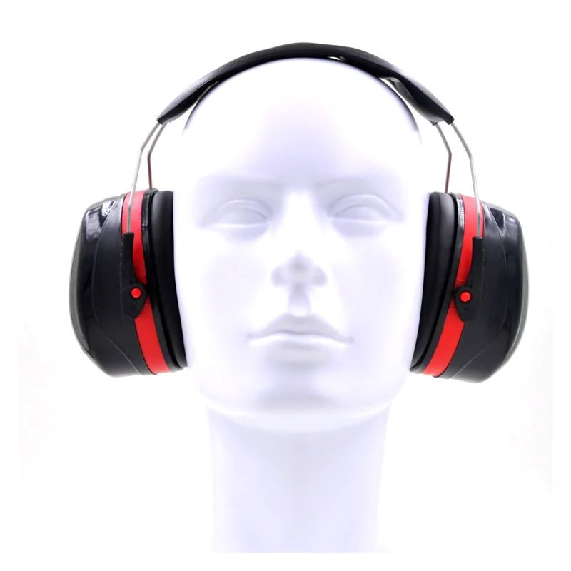 Shooting Ear Muff - アンチノイズヘッド調整可能なイヤーマフ折りたたみ NRR 30dB 遮音耳プロテクター仕事研究撮影聴覚保護