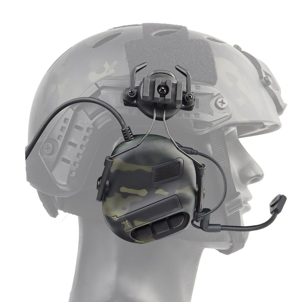 Shooting Ear Muff - Airsoft通信ヘッドセット,ノイズリダクション,サウンド,ピックアップ保護,イヤーマフ