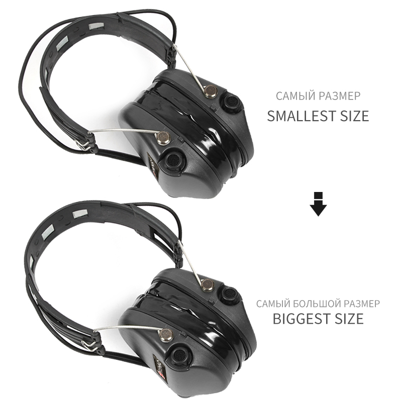 Shooting Ear Muff - TAC-SKY SORDIN IPSC シリコーンイヤーマフ戦術電子射撃ヘッドフォン屋外ノイズリダクションピックアップ戦術ヘッドフォン