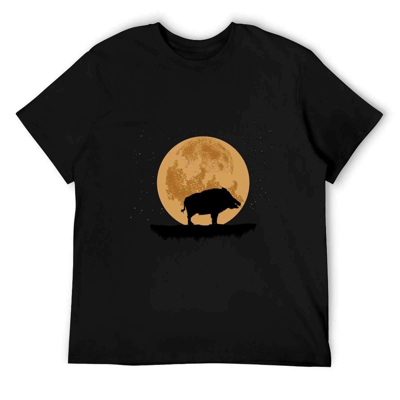 Wildman Hunting & Outdoor Linton'S Corner Silver Lakes - イノシシ狩猟イノシシイノシシ毛牛 Tシャツ tシャツパーソナライズされた男性 tシャツ夏の Tシャツ