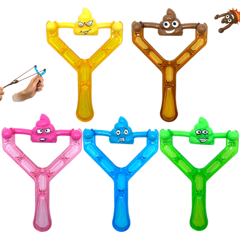 Outdoor Hunting Tools - 5 個おかしい撮影パチンコいたずら偽うんちうんちゲーム抗ストレス子供の日減圧おもちゃ子供の誕生日パーティーギフト