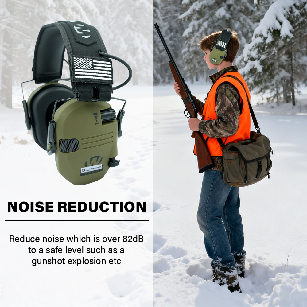 屋外での狩猟/射撃用イヤーマフは、聴覚を保護するためにノイズ - Shooting Ear Muff のレビューと価格