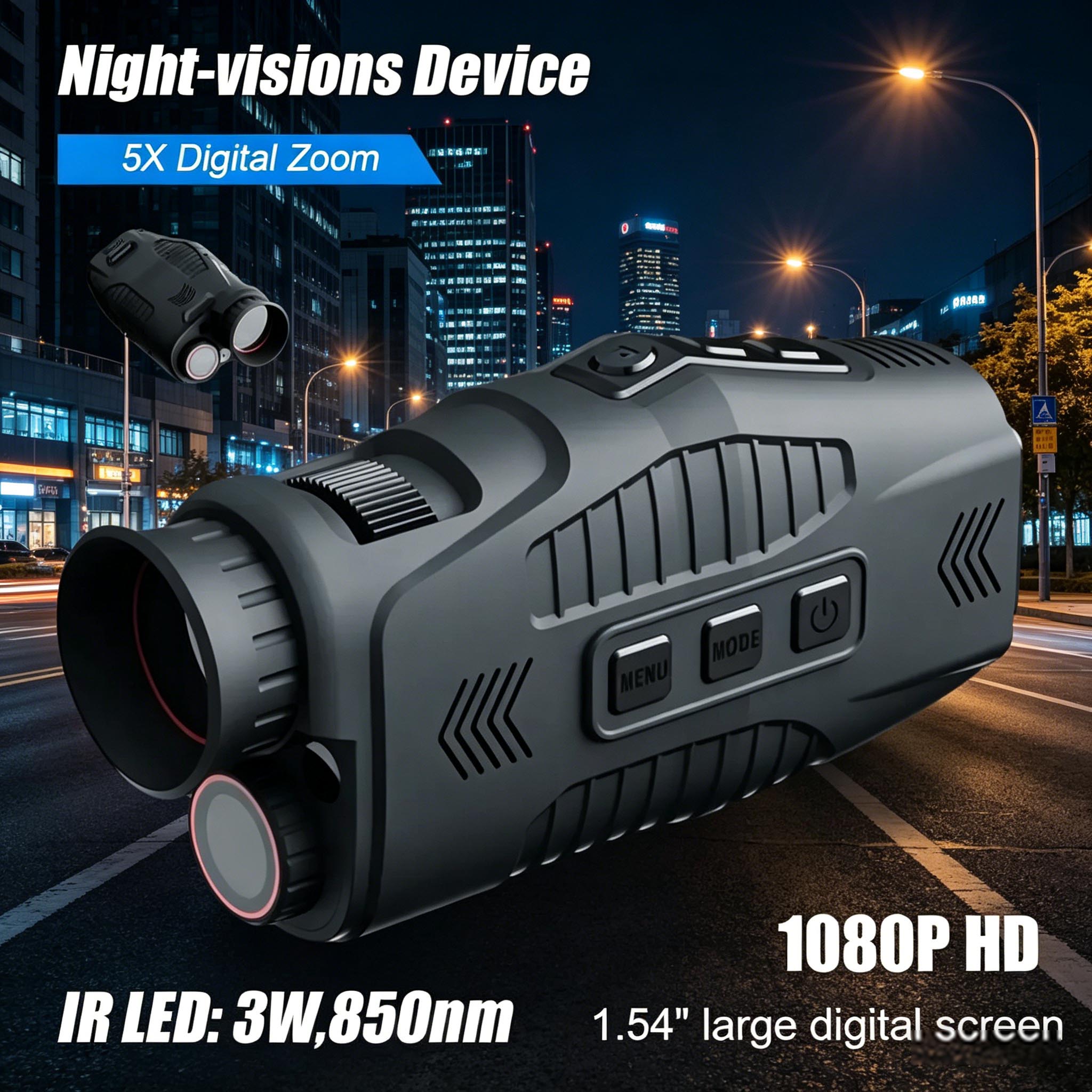 R11 1080P単眼赤外線暗視装置 5倍デジタルズーム 3 - Outdoor Hunting Videos のレビューと価格