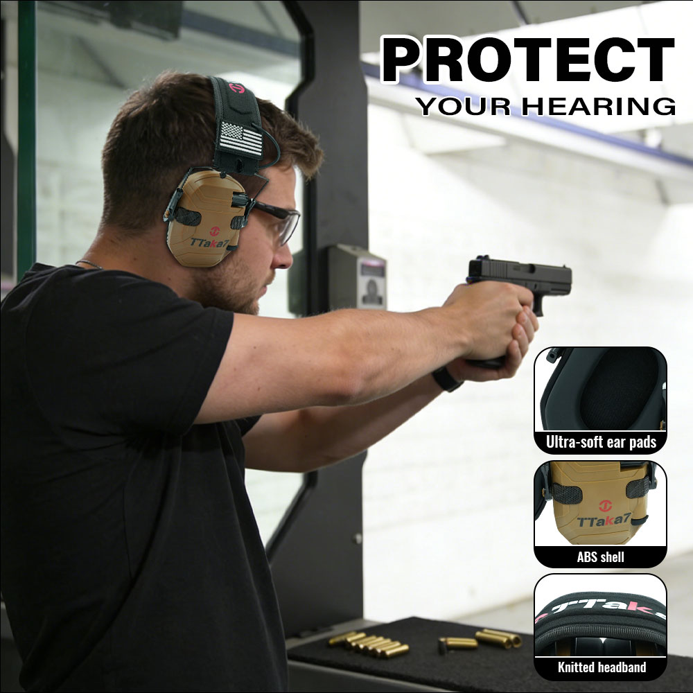 電子射撃用ヘッドセットヘッドフォン、聴覚保護用、耳保護、ノイ - Shooting Ear Muff のレビューと価格