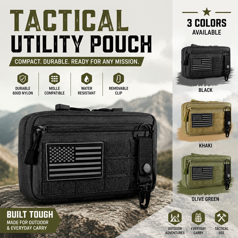 戦術的なモール EDC ポーチ屋外応急処置キットポーチコンパ - Outdoor Hunting Tools のレビューと価格