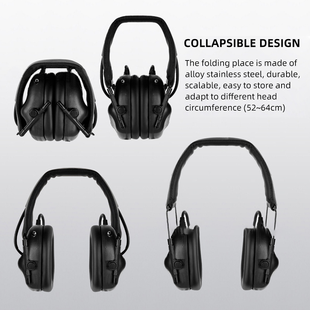 BOOIU 戦術電子射撃ヘッドセット 3.5 ミリメートルイ - Shooting Ear Muff のレビューと価格