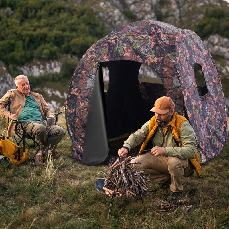 3人用ポップアップハンティングテント、PUオックスフォード生 - Outdoor Hunting Fabric のレビューと価格
