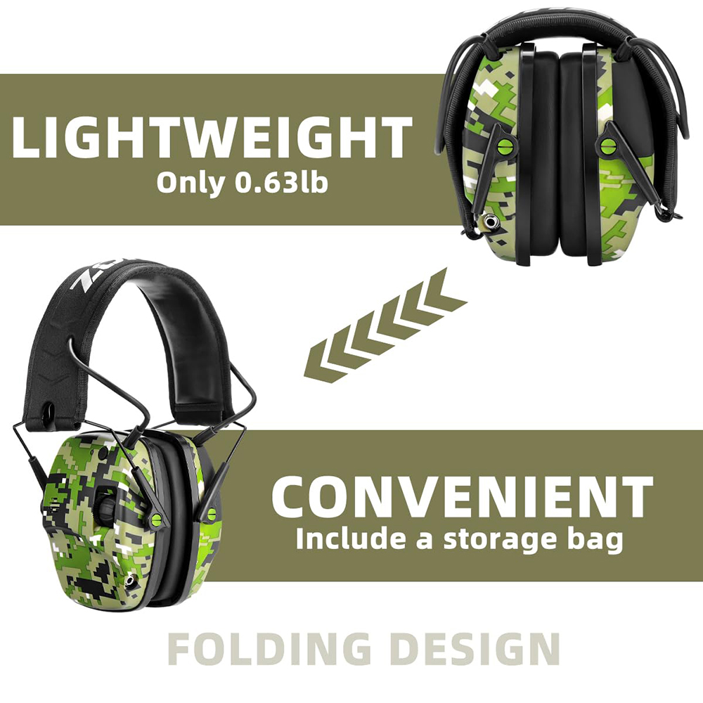 Zobhan-Bluetooth電子撮影イヤーマフ,ノイズリ - Shooting Ear Muff のレビューと価格