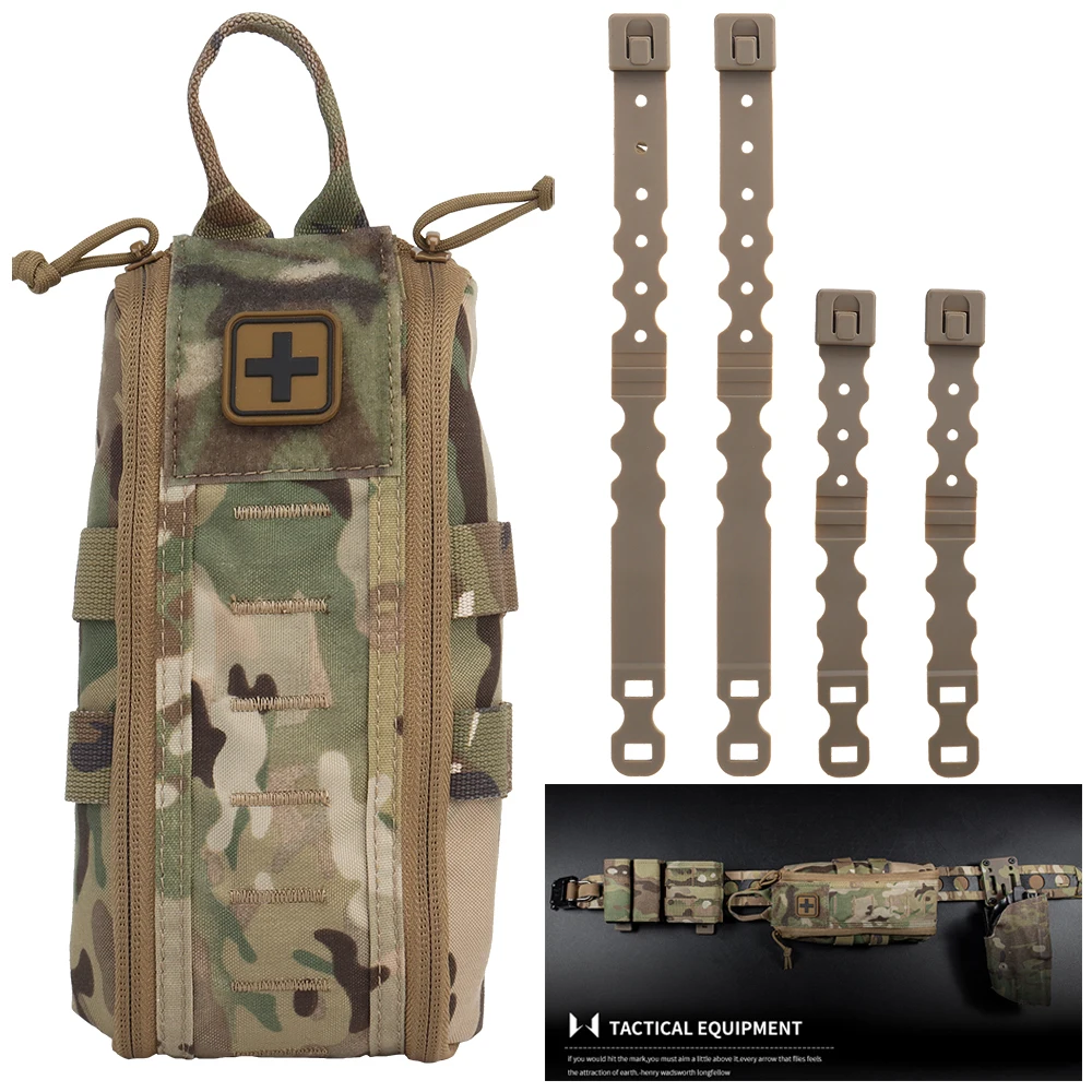戦術的な応急処置キット,ベルトバッグ,ハンティングベスト,プ - Outdoor Hunting Fabric のレビューと価格
