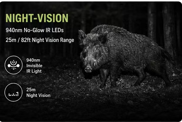 ソーラーウェルダウフライドカメラ 50MP 4K ビデオトレ - Outdoor Hunting Videos のレビューと価格