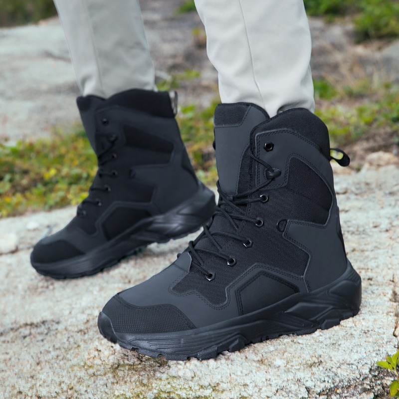 メンズタクティカルブーツ、レースアップ、ワイルドコンバットト - Wildman Hunting & Outdoor Linton'S Corner Silver Lakes のレビューと価格