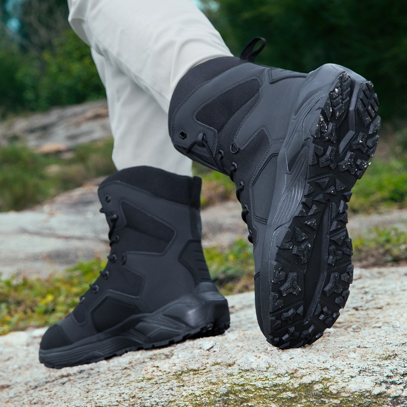 メンズタクティカルブーツ、レースアップ、ワイルドコンバットト - Wildman Hunting & Outdoor Linton'S Corner Silver Lakes のレビューと価格