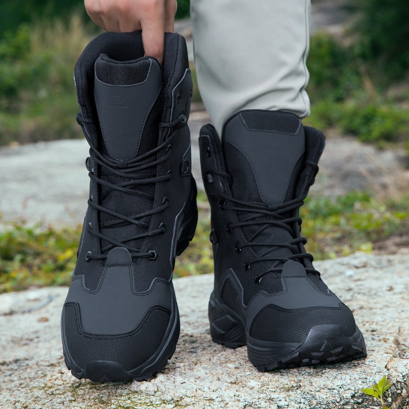メンズタクティカルブーツ、レースアップ、ワイルドコンバットト - Wildman Hunting & Outdoor Linton'S Corner Silver Lakes のレビューと価格
