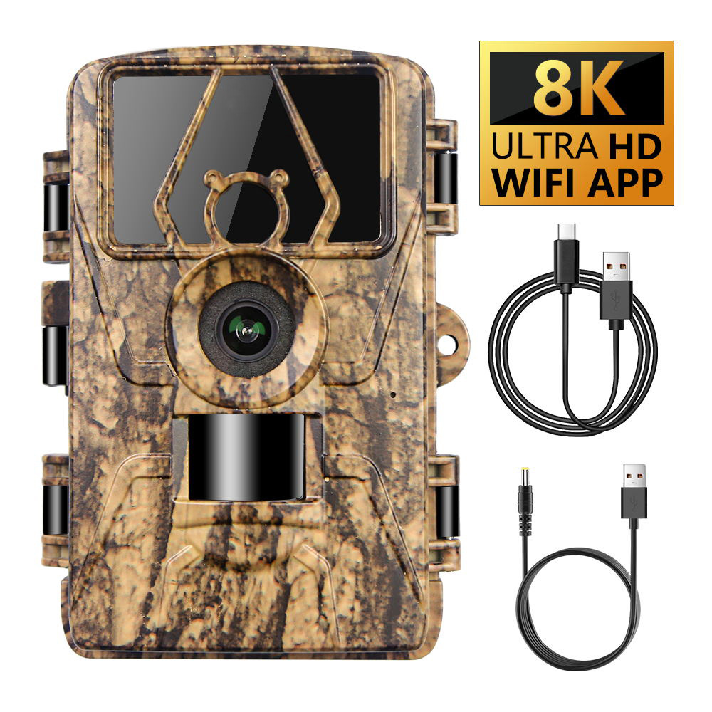 PR801W ウルトラクリア8Kビデオ 60MP写真 APP - Outdoor Hunting Videos のレビューと価格