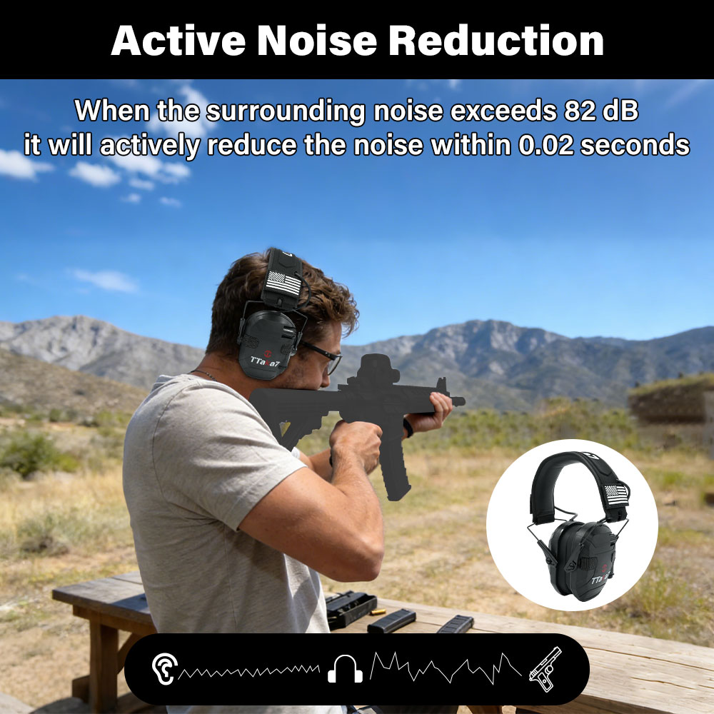 W1/W3 折りたたみ式電子射撃用イヤーマフ アンチノイズヘ - Shooting Ear Muff のレビューと価格